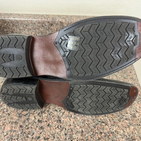 Men's Brown Dress Boots - Picture 9 of 11